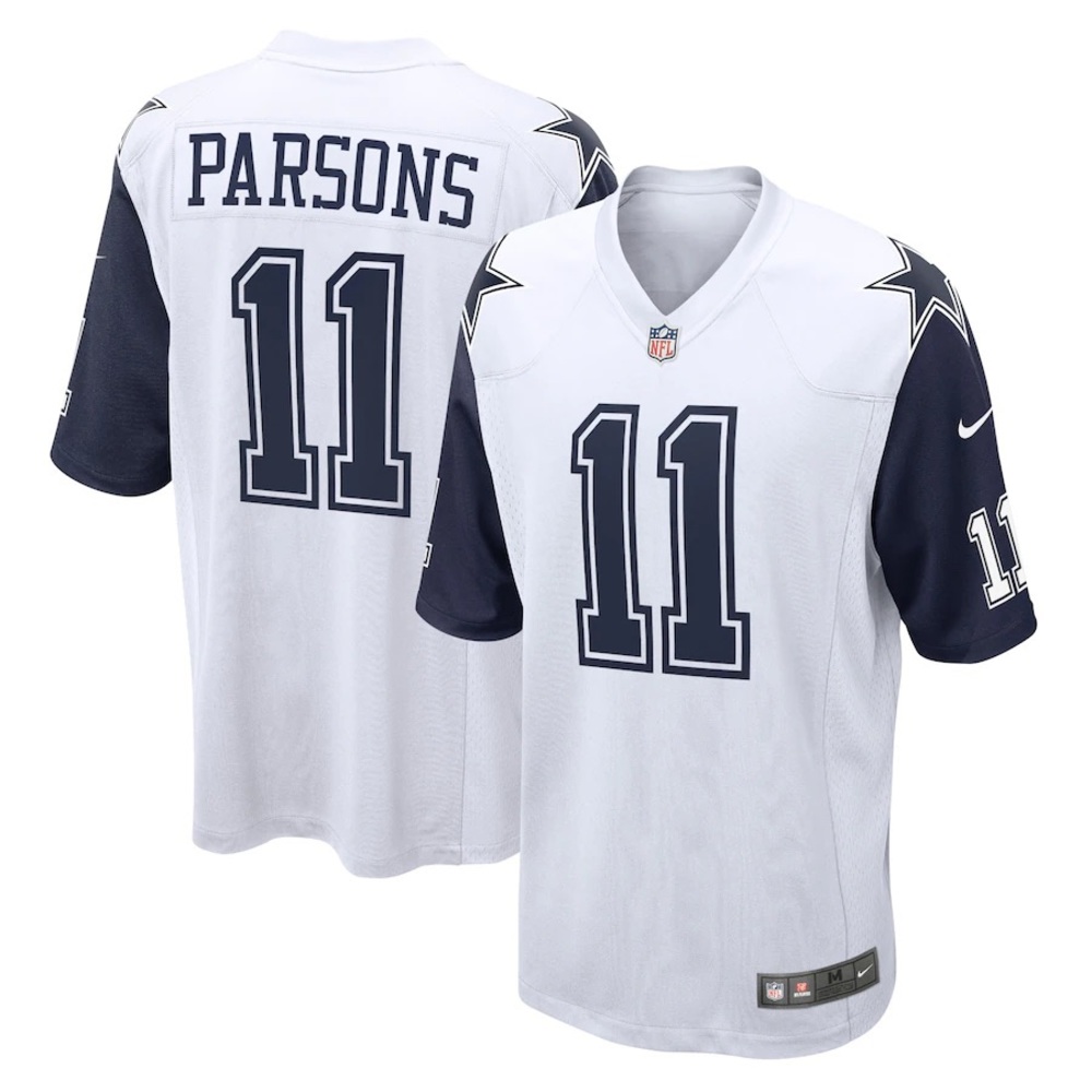 Dallas Cowboys Micah Parsons Nike White Alternate Game Jersey